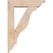 Ekena Millwork Funston Traditional Smooth Bracket w/ Offset Brace, Douglas Fir, 5 1/2"W x 20"D x 28"H BKT0604X20X28FST01SDF - alternate 2